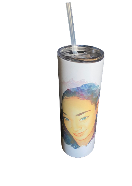 20oz Tumbler with Customized Avatar Photo