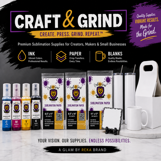 Craft & Grind Sublimation Ink + Paper Bundle