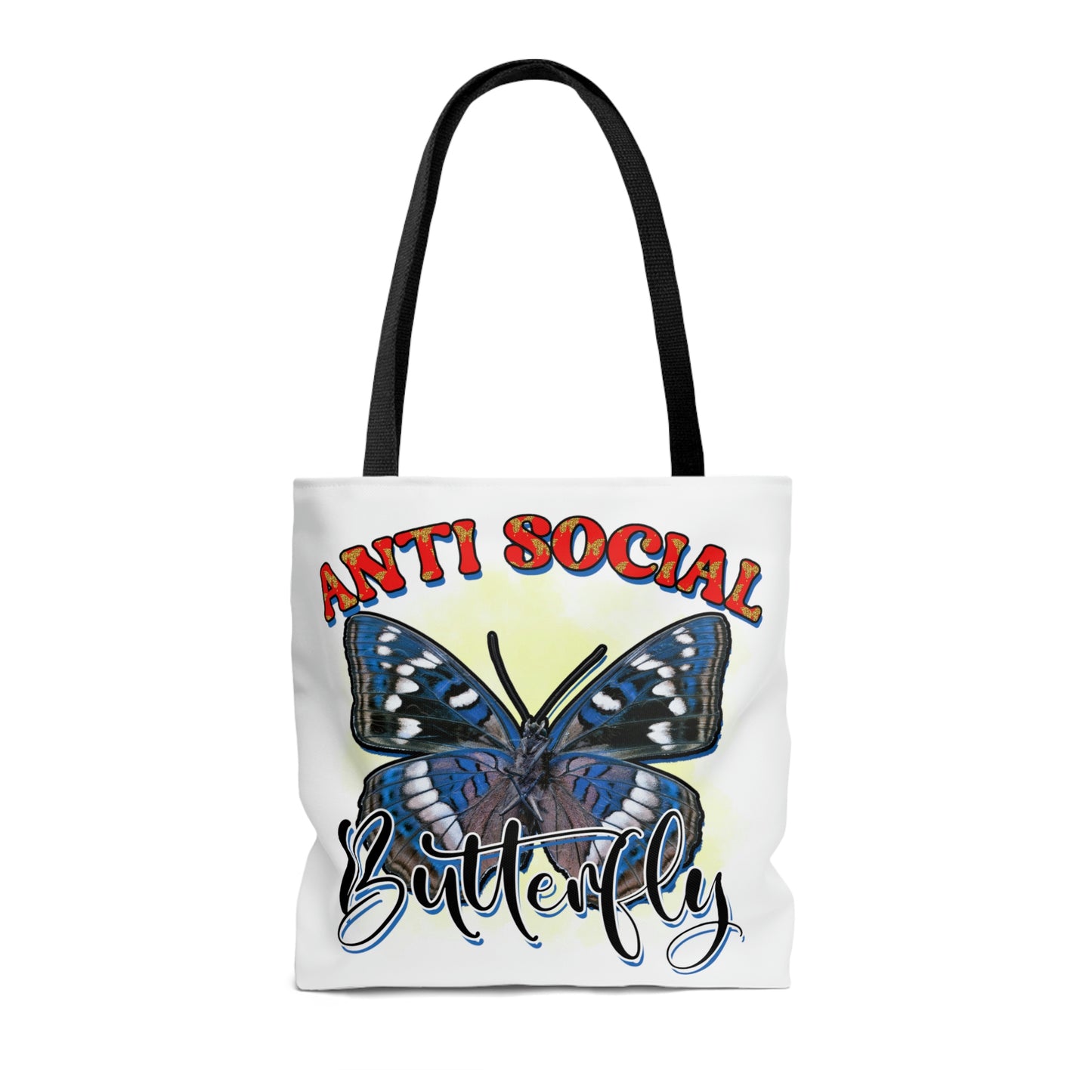 Anti Social Butterfly Tote Bag