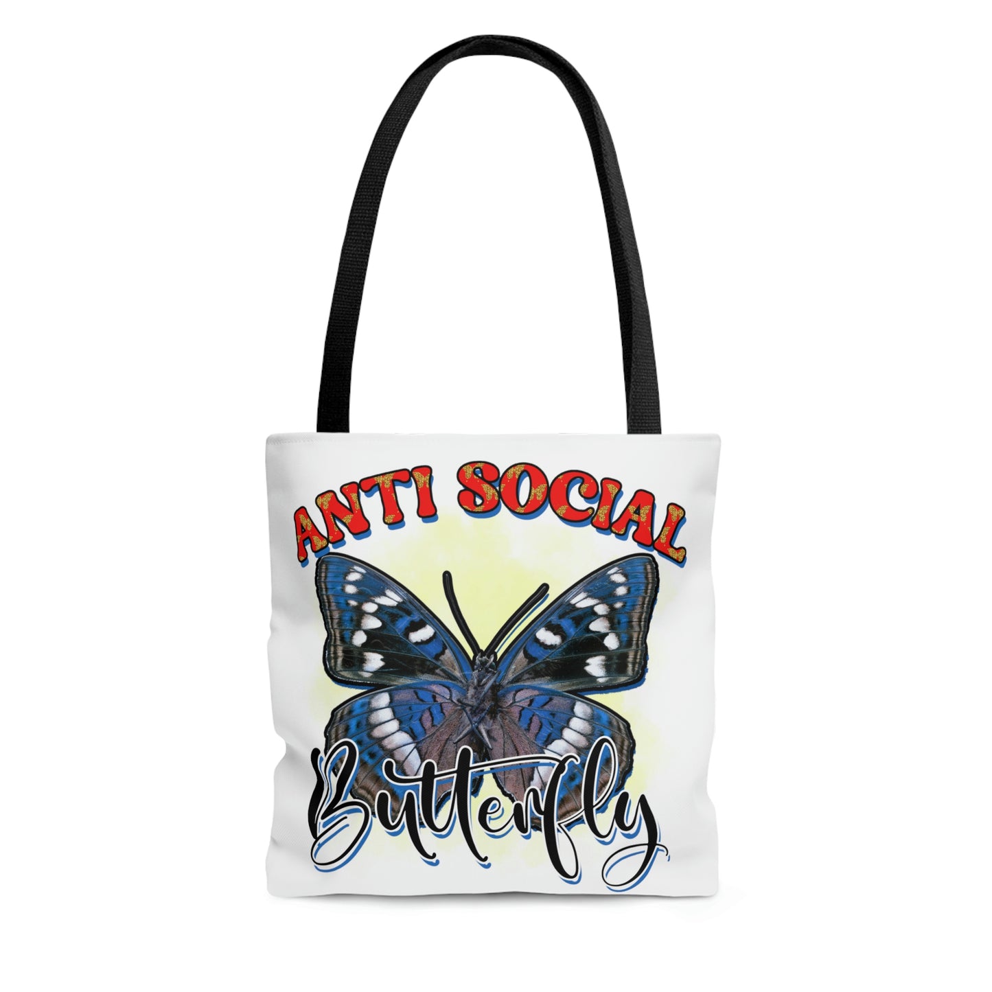 Anti Social Butterfly Tote Bag