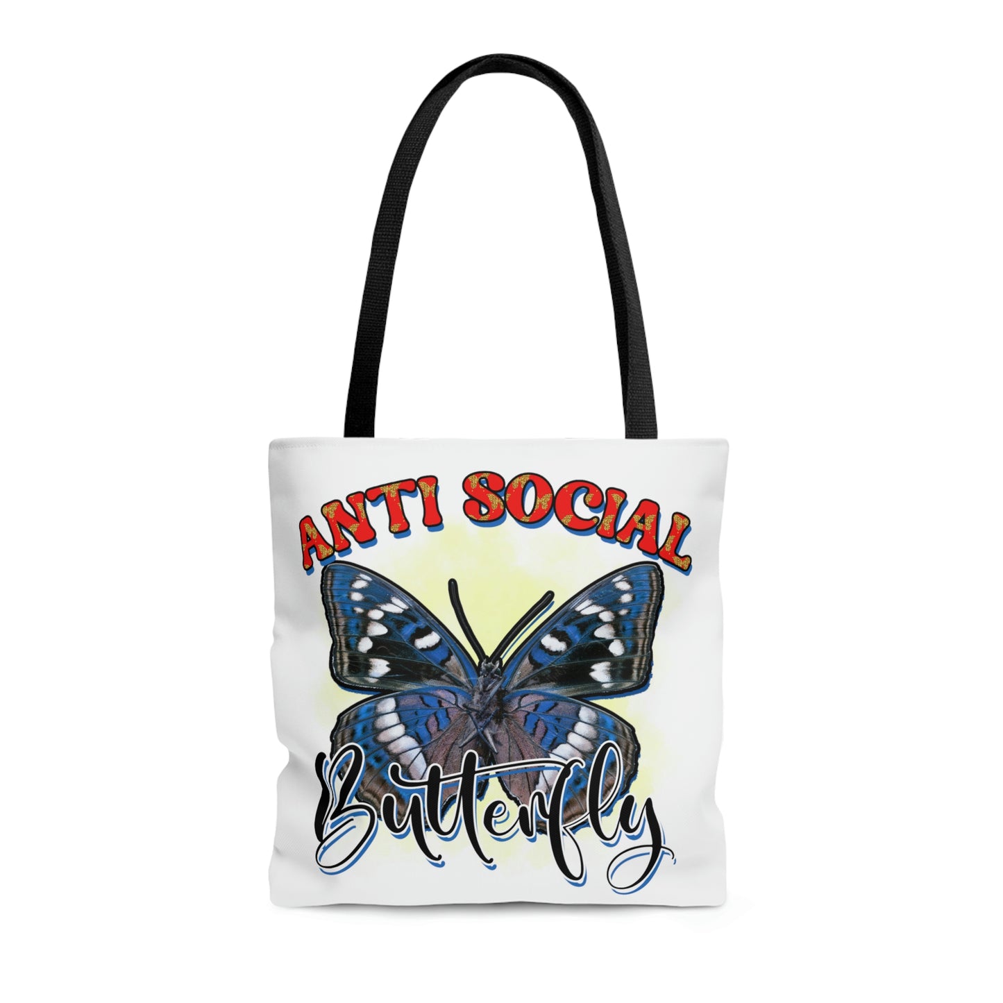 Anti Social Butterfly Tote Bag