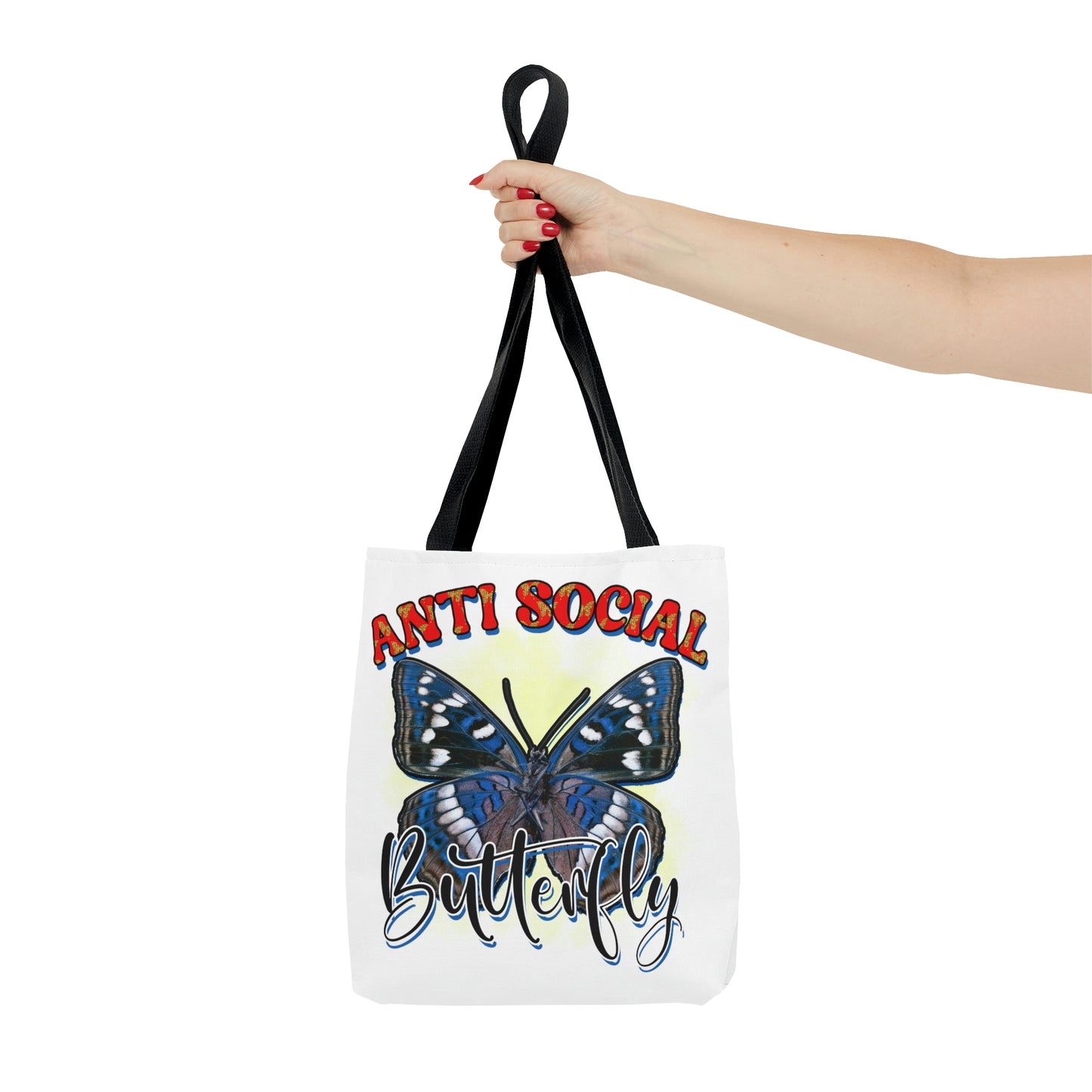 Anti Social Butterfly Tote Bag